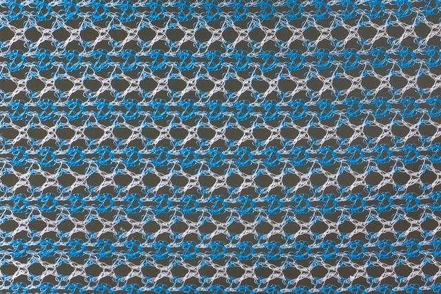 Сітка поліпропіленова хірургічна стерильна, двошарова, середня, білий у поєднанні з синім, 20 х 25 см, (Омега 2 СТАНДАРТ)